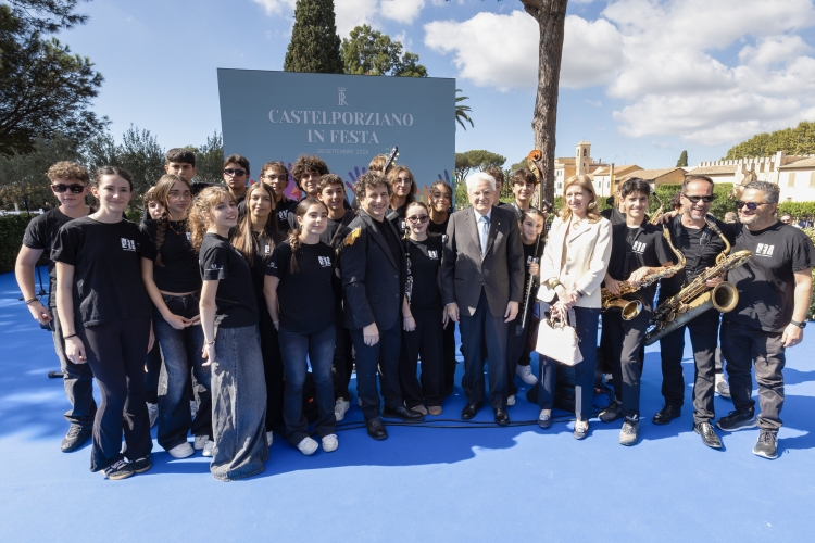 Il Presidente della Repubblica Sergio Mattarella alla cerimonia di chiusura  delle iniziative di carattere sociale 
