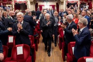 Il Presidente Sergio Mattarella alla cerimonia in occasione del 120° anniversario di fondazione della Confederazione Generale Italiana del Lavoro - CGIL