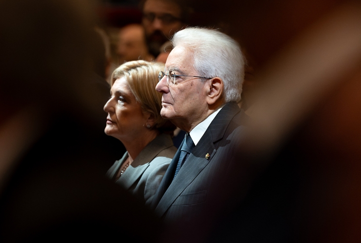 Il Presidente Sergio Mattarella alla cerimonia in occasione del 120° anniversario di fondazione della Confederazione Generale Italiana del Lavoro - CGIL