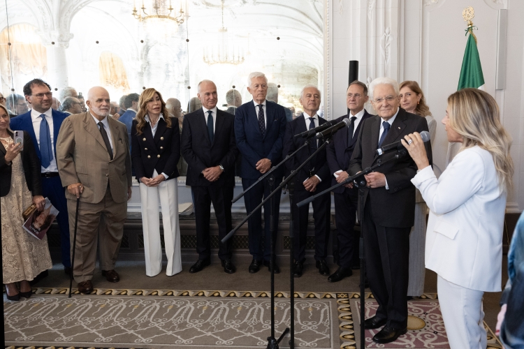 Il Presidente della Repubblica Sergio Mattarella saluta la collettività italiana nel Principato di Monaco  
