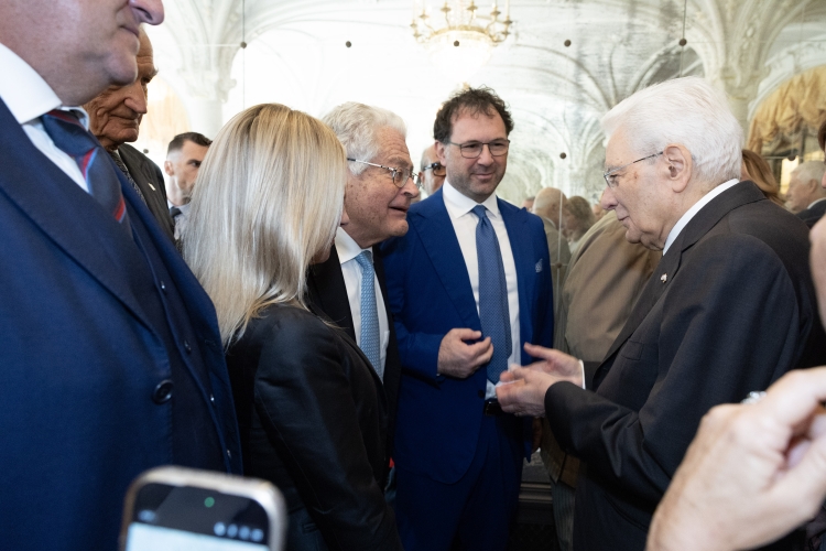 Il Presidente della Repubblica Sergio Mattarella saluta la collettività italiana nel Principato di Monaco  
