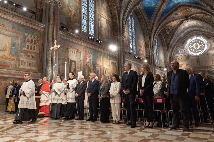 Il Presidente della Repubblica Sergio Mattarella ad Assisi in occasione della Festa nazionale di San Francesco d’Assisi, nell’ottavo centenario della morte
