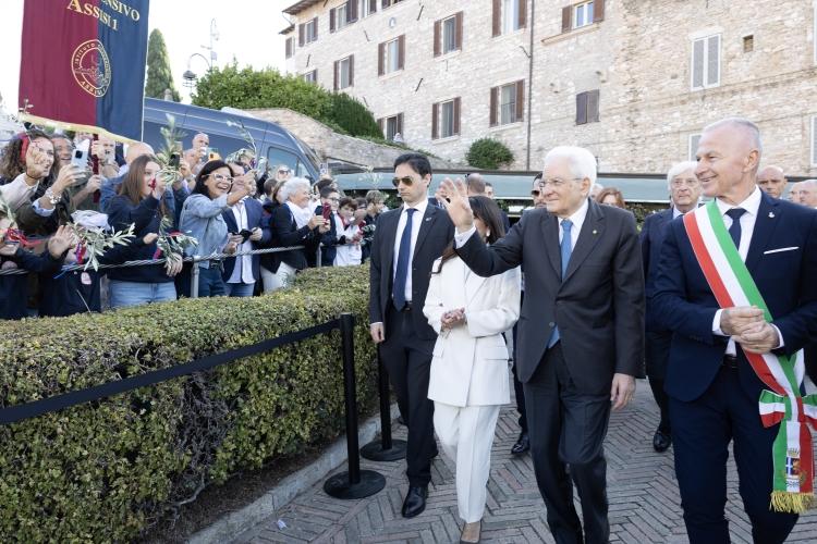 Il Presidente della Repubblica Sergio Mattarella ad Assisi in occasione della Festa nazionale di San Francesco d’Assisi, nell’ottavo centenario della morte
