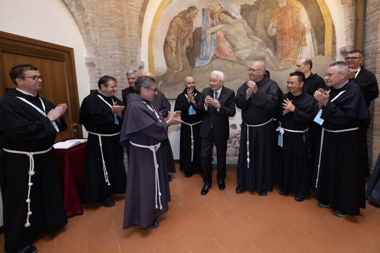 Il Presidente della Repubblica Sergio Mattarella ad Assisi in occasione della Festa nazionale di San Francesco d’Assisi, nell’ottavo centenario della morte
