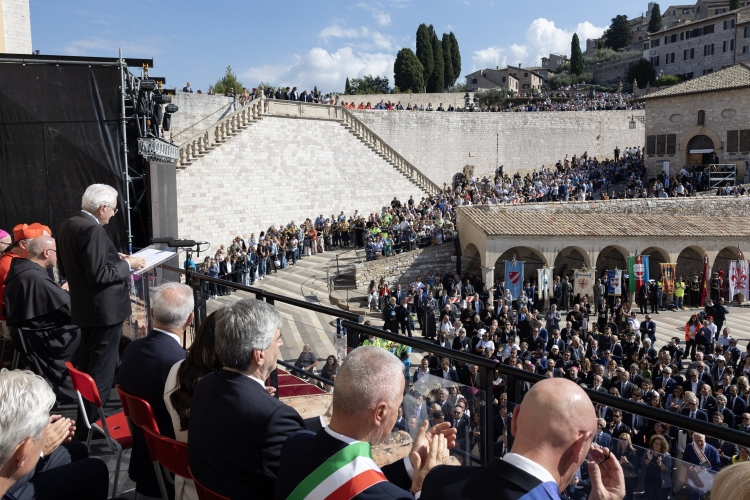 Il Presidente della Repubblica Sergio Mattarella ad Assisi in occasione della Festa nazionale di San Francesco d’Assisi, nell’ottavo centenario della morte
