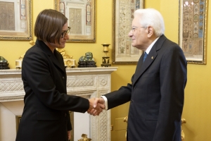 Il Presidente Sergio Mattarella incontra Mirjana Spoljaric Egger, Presidente del Comitato Internazionale della Croce Rossa

