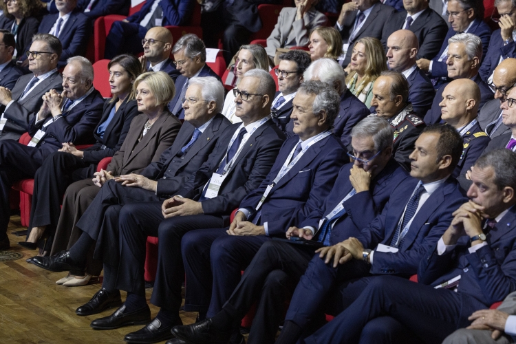 Il Presidente della Repubblica Sergio Mattarella in occasione dell'80^ anniversario della fondazione della Confederazione Italiana Dirigenti e Alte professionalità – CIDA 
