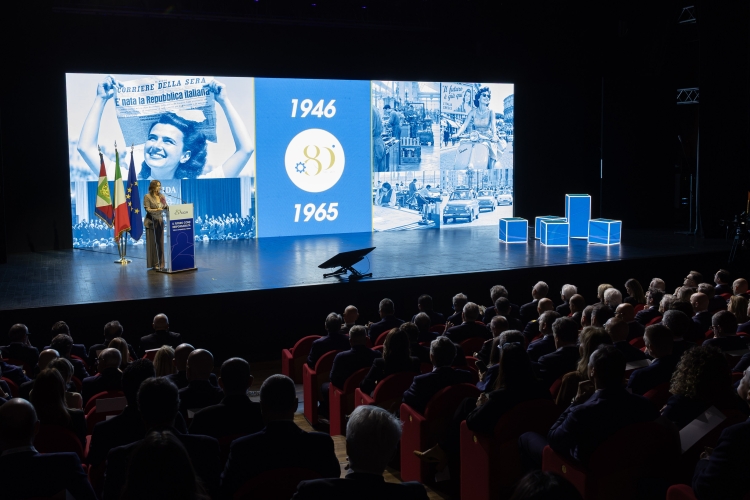 Il Presidente della Repubblica Sergio Mattarella in occasione dell'80^ anniversario della fondazione della Confederazione Italiana Dirigenti e Alte professionalità – CIDA 
