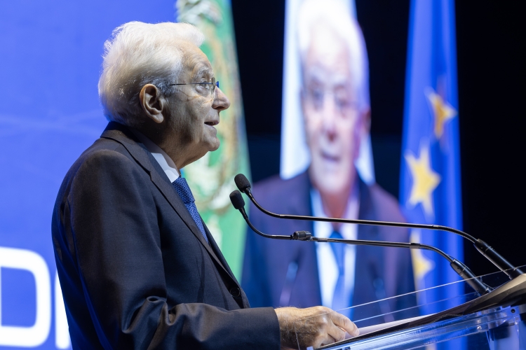 Il Presidente della Repubblica Sergio Mattarella in occasione dell'80^ anniversario della fondazione della Confederazione Italiana Dirigenti e Alte professionalità – CIDA 
