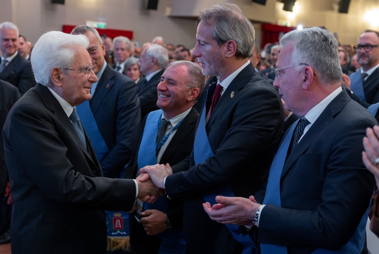 Imperia - Il Presidente Sergio Mattarella alla 39ª Assemblea annuale delle Province d’Italia