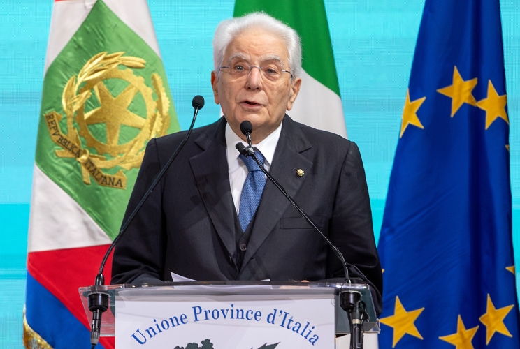 Imperia - Il Presidente Sergio Mattarella rivolge il suo indirizzo di saluto in occasione della 39ª Assemblea annuale delle Province d’Italia