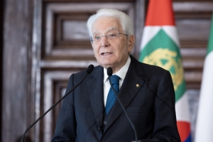 Il Presidente della Repubblica Sergio Mattarella  rivolge il suo indirizzo di saluto in occasione della cerimonia di consegna delle insegne di Cavaliere dell’Ordine “Al Merito del Lavoro” ai Cavalieri del Lavoro nominati il 2 giugno 2026
