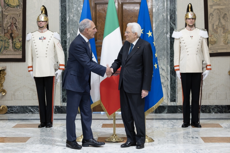 Il Presidente della Repubblica Sergio Mattarella incontra S.E. il Signor Nasry Asfura, Presidente della Repubblica di Honduras  
