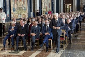 Il Presidente Sergio Mattarella in occasione della cerimonia di consegna delle Stelle al Merito del Lavoro per l’anno 2026