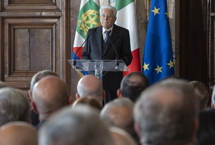 Il Presidente Sergio Mattarella in occasione della cerimonia di consegna delle Stelle al Merito del Lavoro per l’anno 2026