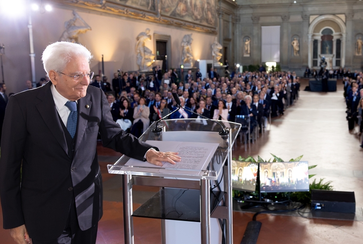Il Presidente Mattarella rivolge il suo indirizzo di saluto in occasione della cerimonia di apertura del 5° Festival delle Regioni e delle Province Autonome