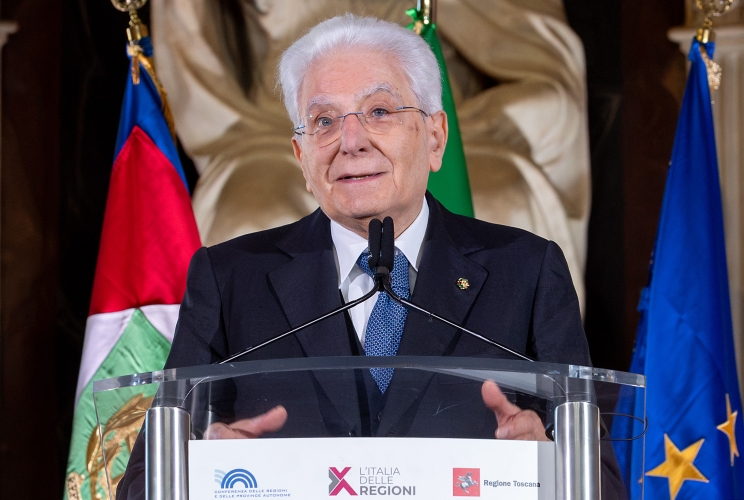 Il Presidente Mattarella rivolge il suo indirizzo di saluto in occasione della cerimonia di apertura del 5° Festival delle Regioni e delle Province Autonome