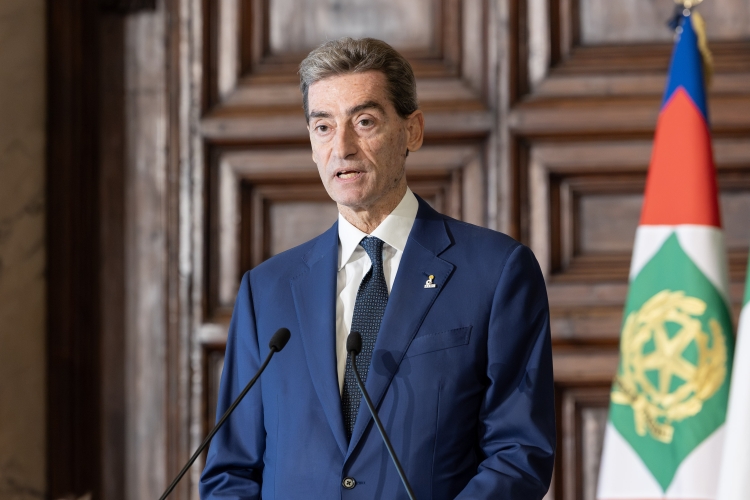 Andrea Sironi, Presidente della Fondazione AIRC, in occasione della cerimonia di celebrazione de "I Giorni della Ricerca”

