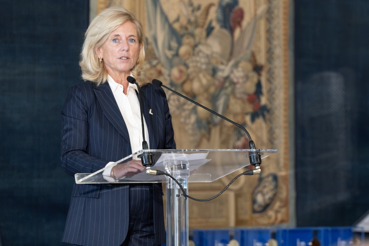 Anna Mondino, Direttrice scientifica della Fondazione AIRC, in occasione della cerimonia di celebrazione de "I Giorni della Ricerca"
