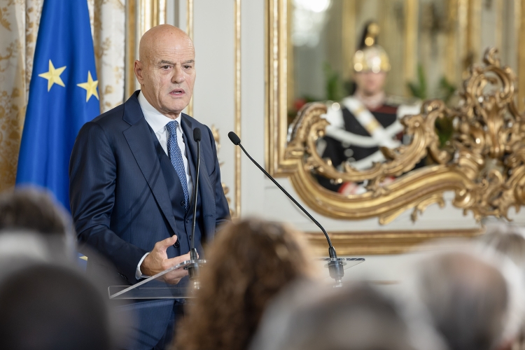 Claudio Descalzi Amministratore delegato di ENI, in occasione della cerimonia di premiazione dei vincitori Eni Award 2026
