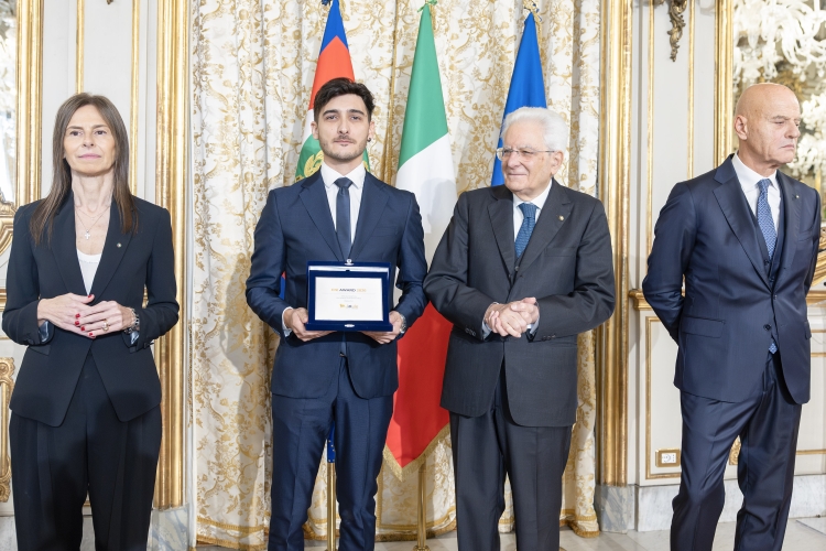Il Presidente della Repubblica Sergio Mattarella consegna il premio “Eni Joule for Entrepreneurship” 2026 a Alkelux Srl
