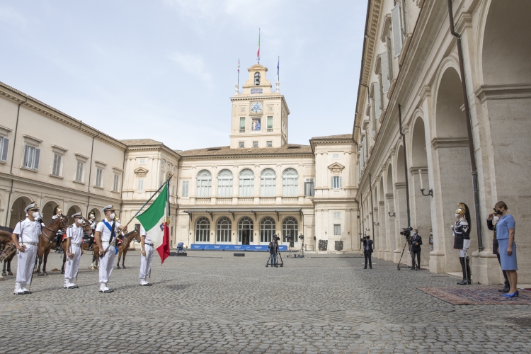 Gli Onori Militari ai Capi di Stato in occasione del loro arrivo al Quirinale