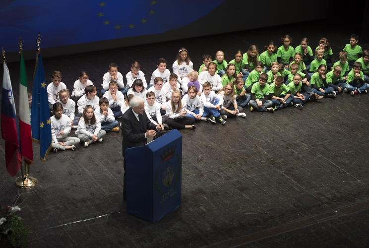 Il Presidente Sergio Mattarella al Teatro Verdi 
