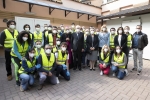 Mattarella alla mensa della Caritas di Parma