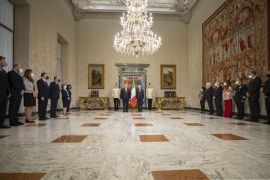 Mattarella riceve il Presidente della Repubblica d’Armenia, S.E. il Signor Armen Sarkissian, in visita di Stato