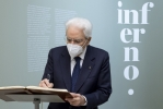 Mattarella interviene all’inaugurazione della Mostra “Inferno”