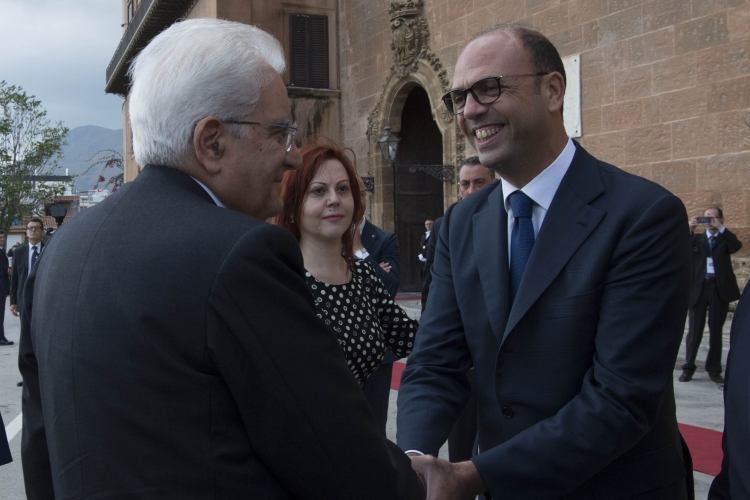 Mattarella e Alfano a Palermo