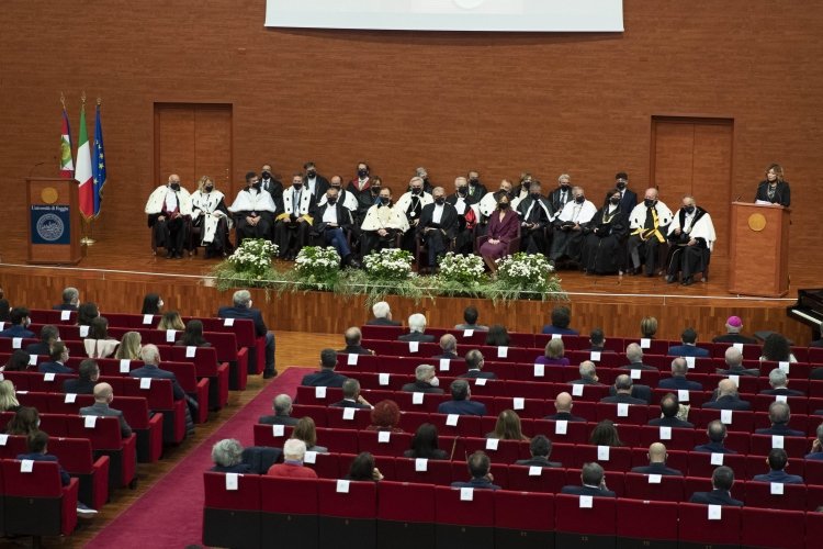 Il Presidente della Repubblica Sergio Mattarella all’Università di Foggia per la cerimonia di inaugurazione dell’anno accademico 2021-2022  
