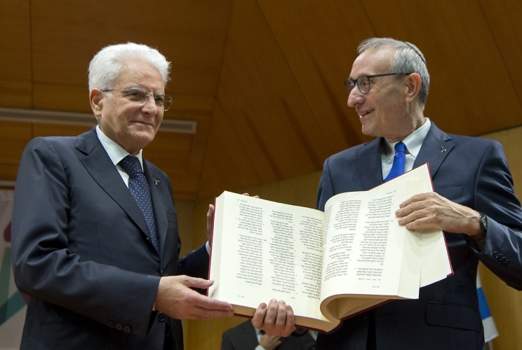 Il Presidente Sergio Mattarella all'Università Ebraica di Gerusalemme