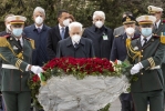 Mattarella al Monumento del Martire