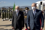 Mattarella arriva all’aeroporto di Annaba – Rabah Bitat