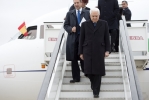 Mattarella arriva all’aeroporto di Madrid – Barajas