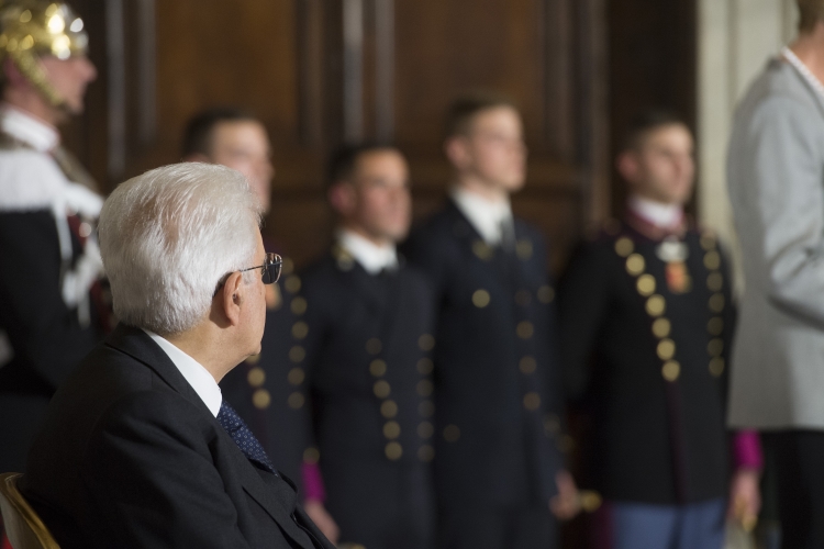 Il Presidente della Repubblica Sergio Mattarella