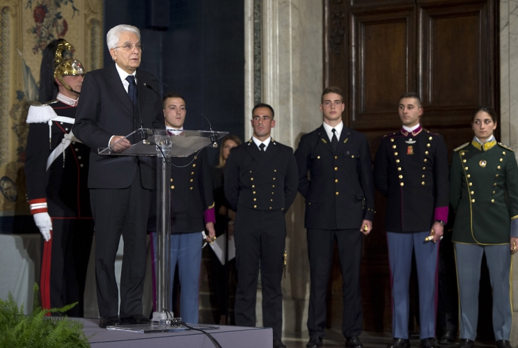 Il Presidente della Repubblica Sergio Mattarella 