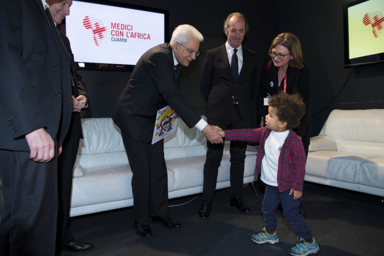 Il Presidente Sergio Mattarella al convegno dei Medici con l'Africa -