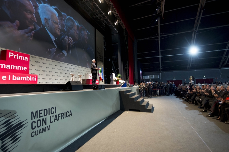 Il Presidente Sergio Mattarella al Convegno dei Medici con l'Africa - CUAMM 