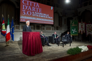 Il Presidente Sergio Mattarella al convegno “Città d’arte 3.0, il futuro delle città d’arte in Italia” 