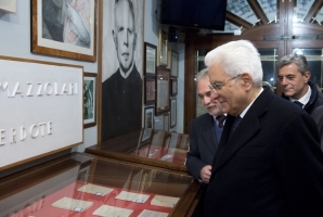 Il Presidente Sergio Mattarella visita la Fondazione Don Primo Mazzolari