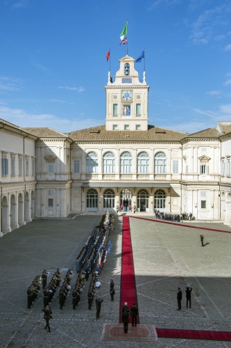Il Presidente della Repubblica Sergio Mattarella con il Presidente della Repubblica Socialista del Vietnam 