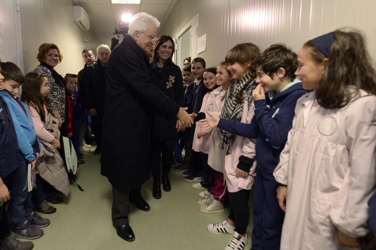 Il Presidente Sergio Mattarella visita l’Istituto Omnicomprensivo “A. De Gasperi – R. Battaglia” 