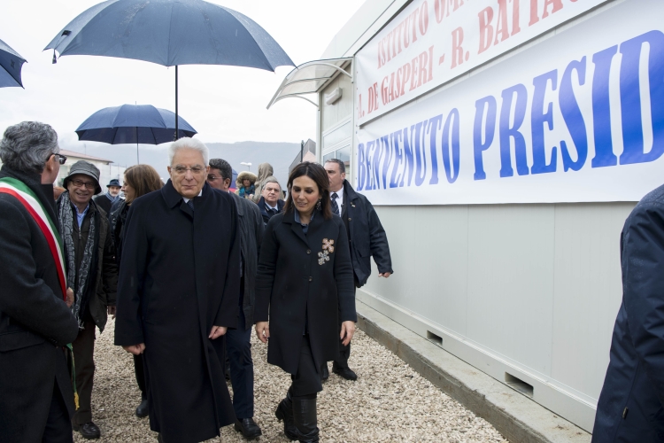 Il Presidente Sergio Mattarella visita l’Istituto Omnicomprensivo “A. De Gasperi – R. Battaglia” 