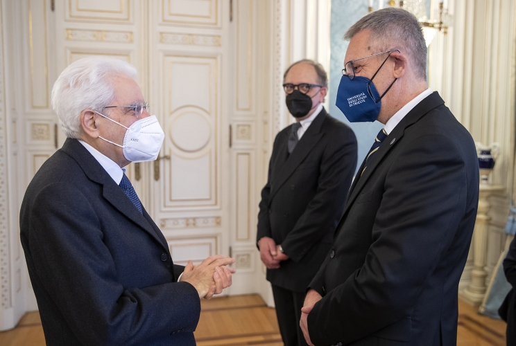 Il Presidente della Repubblica Sergio Mattarella a Trieste