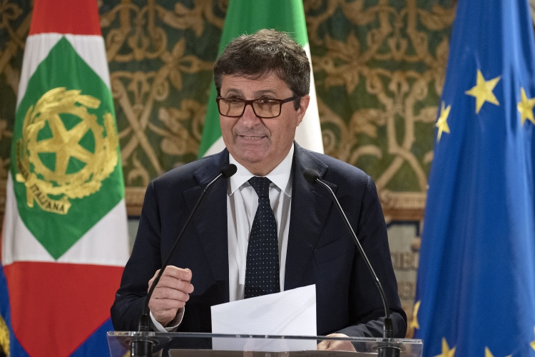 Il Vice Presidente del Consiglio Superiore della Magistratura, David Ermini, in occasione dell'incontro con i Magistrati ordinari in tirocinio nominati con D.M. 2 marzo 2021, alla presenza del Presidente Sergio Mattarella 