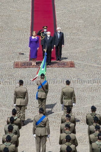 Il Presidente Sergio Mattarella con S.E. la Signora Zuzana Čaputová, Presidente della Repubblica Slovacca, in visita ufficiale