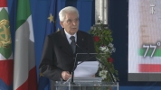 Intervento del Presidente Mattarella alla cerimonia commemorativa del 77° anniversario della Liberazione