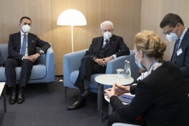 Il Presidente Mattarella al Palais de l’Europe